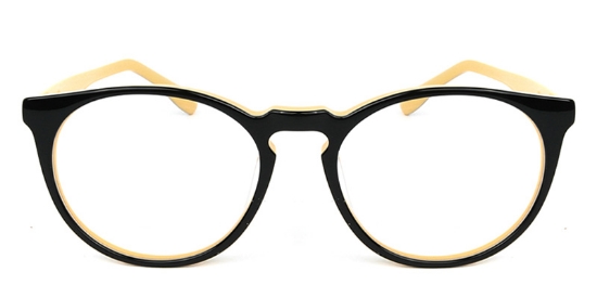 Round ACETATE Muticolor Glasses