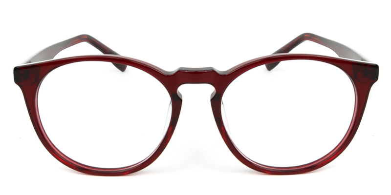 Round Glasses Red