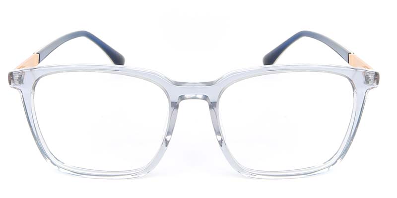 Square Glasses Transparent