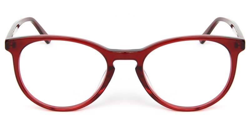 Picture of Round ACETATE Red Glasses