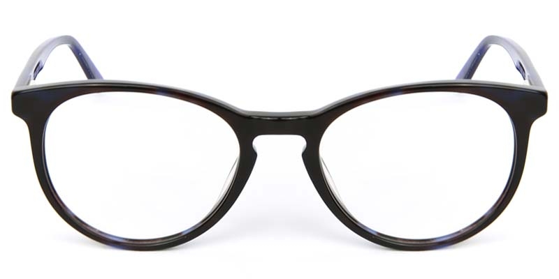 Picture of Round ACETATE Black Glasses