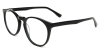 Picture of Round ACETATE Black Glasses