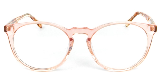 Round ACETATE Pink Glasses