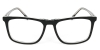 Picture of Rectangle ACETATE Black Glasses