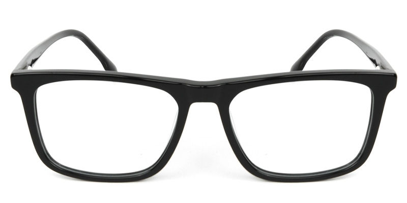 Picture of Rectangle ACETATE Black Glasses