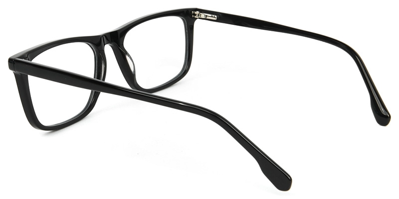 Picture of Rectangle ACETATE Black Glasses