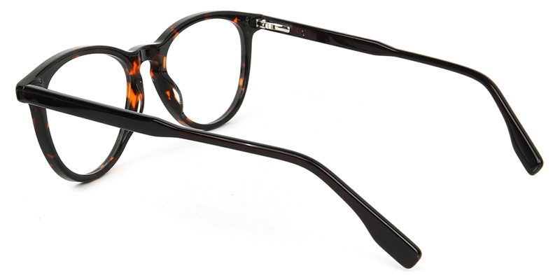Picture of Oval ACETATE Black Glasses
