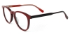 Picture of Oval ACETATE Red Glasses