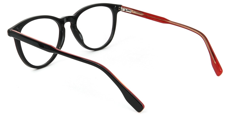 Picture of Oval ACETATE Red Glasses