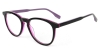 Picture of Oval ACETATE Black Glasses