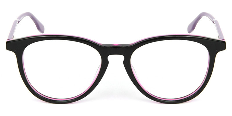 Oval Glasses Black