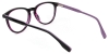 Picture of Oval ACETATE Black Glasses