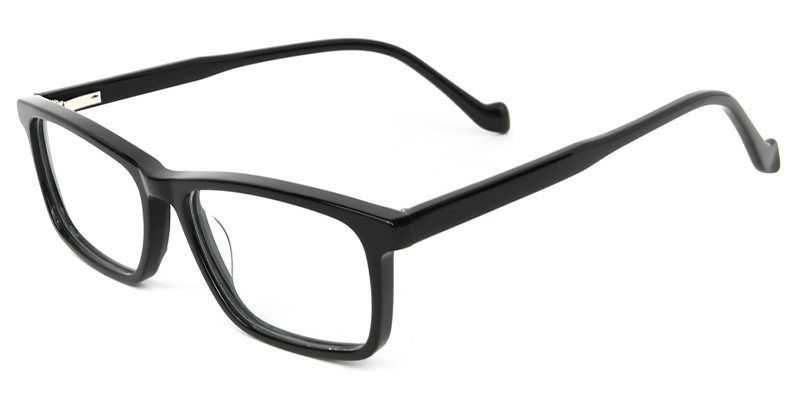 Picture of Rectangle ACETATE Black Glasses