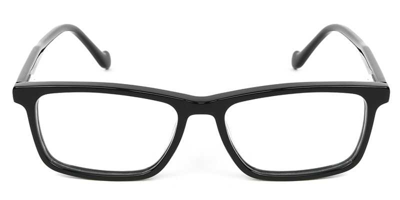 Rectangle Glasses Black