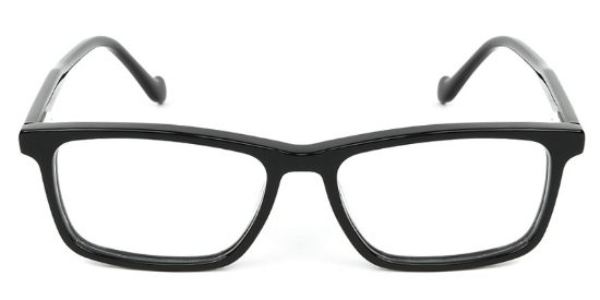 Rectangle ACETATE Black Glasses