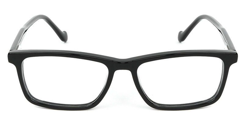 Picture of Rectangle ACETATE Black Glasses