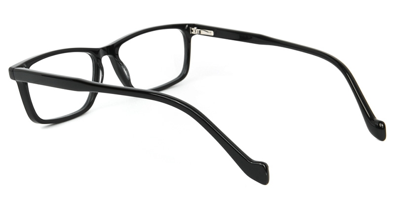Picture of Rectangle ACETATE Black Glasses