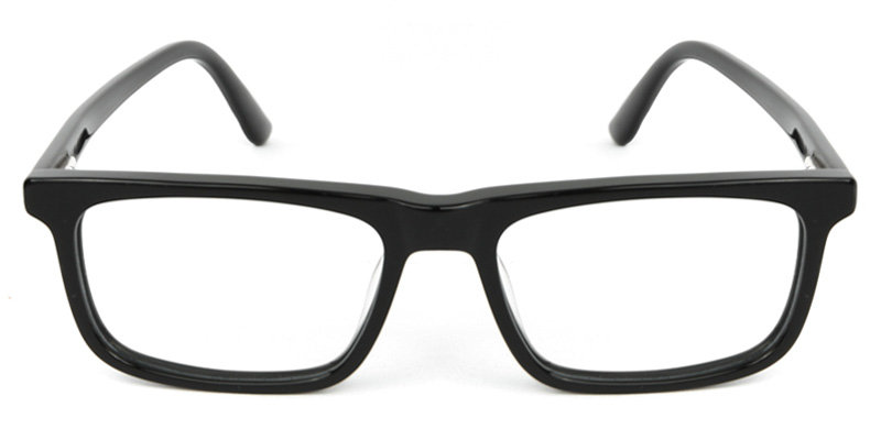 Rectangle Glasses Black