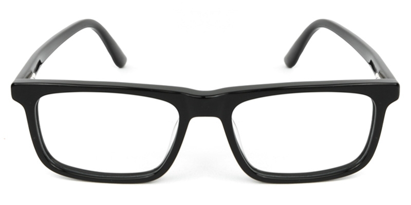 Picture of Rectangle ACETATE Black Glasses