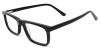 Picture of Rectangle ACETATE Black Glasses