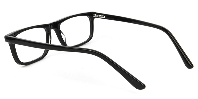 Picture of Rectangle ACETATE Black Glasses
