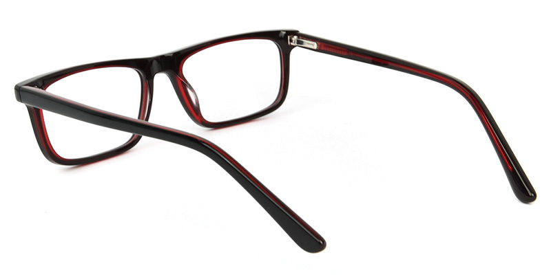 Olive​ Glasses Black_Red