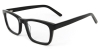 Picture of Rectangle ACETATE Black Glasses