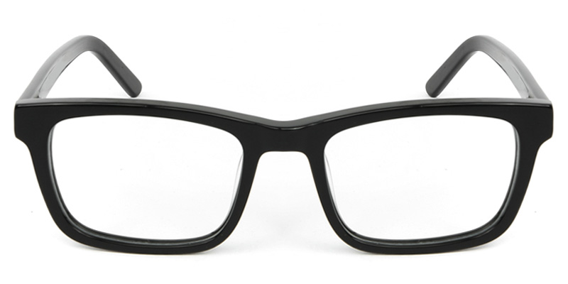 Rectangle Glasses Black