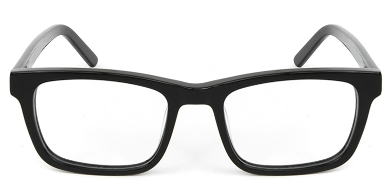 Picture of Rectangle ACETATE Black Glasses