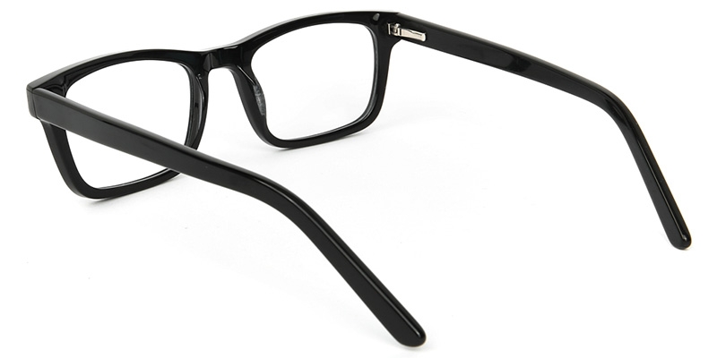 Picture of Rectangle ACETATE Black Glasses