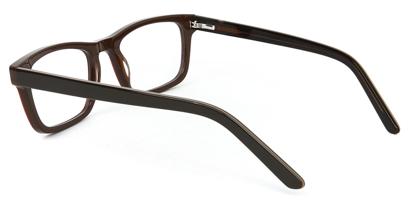 Picture of Rectangle ACETATE Brown Glasses