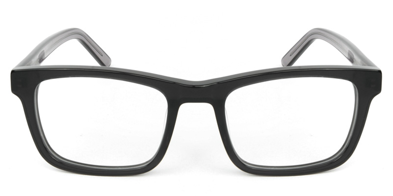 Rectangle Glasses Black