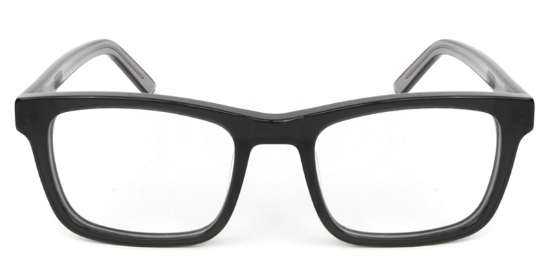 Rectangle ACETATE Black Glasses