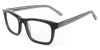 Picture of Rectangle ACETATE Black Glasses