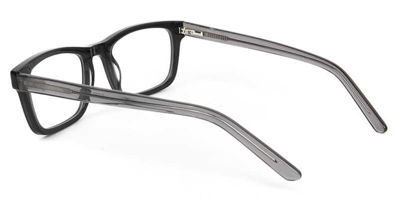 Picture of Rectangle ACETATE Black Glasses