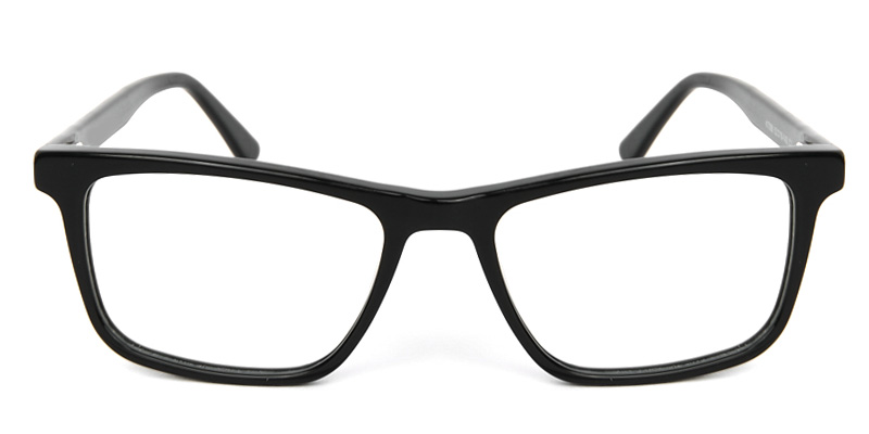 Rectangle Glasses Black