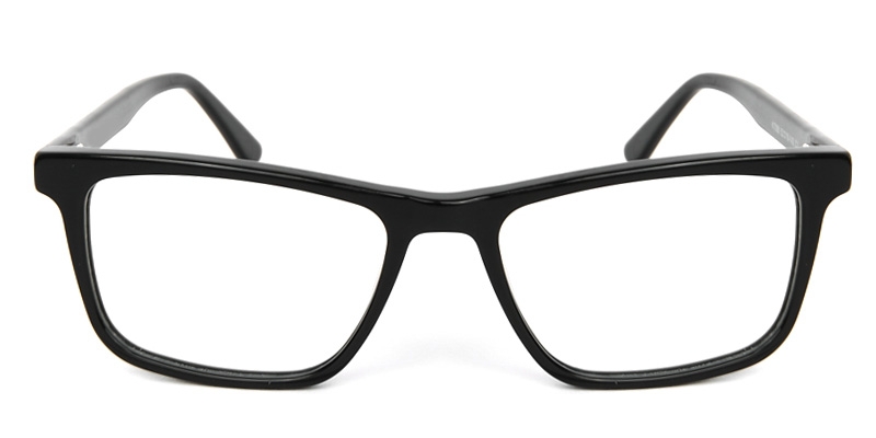 Picture of Rectangle ACETATE Black Glasses