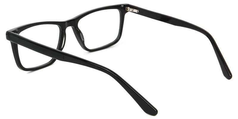 Picture of Rectangle ACETATE Black Glasses