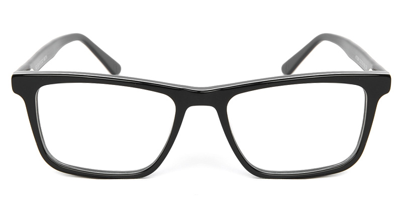 Rectangle Glasses Black