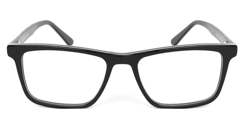 Picture of Rectangle ACETATE Black Glasses