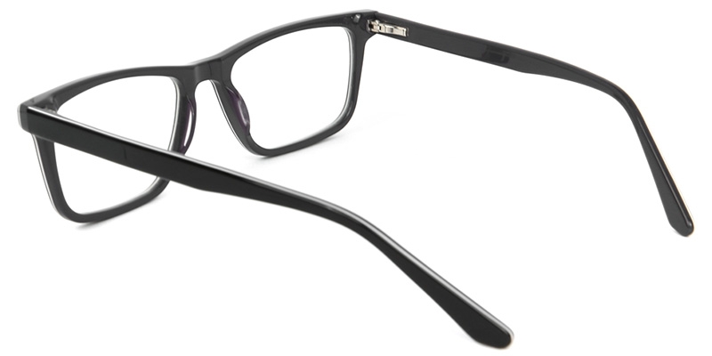 Picture of Rectangle ACETATE Black Glasses
