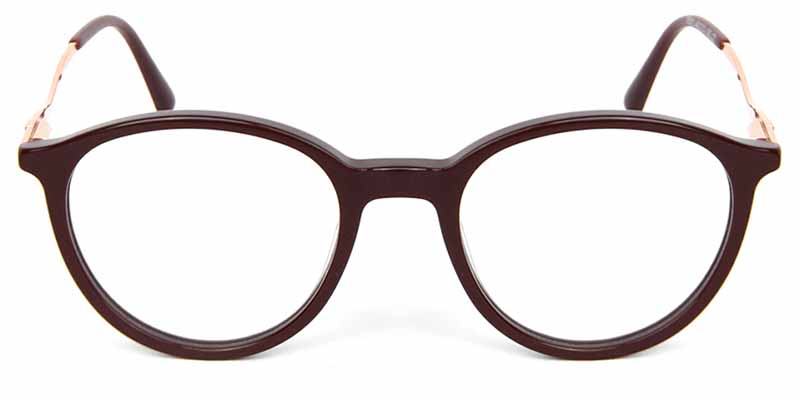 Oval Glasses Red