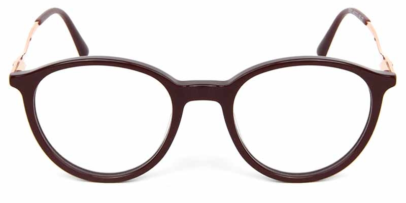 Picture of Oval Acetate+Metal Red Glasses