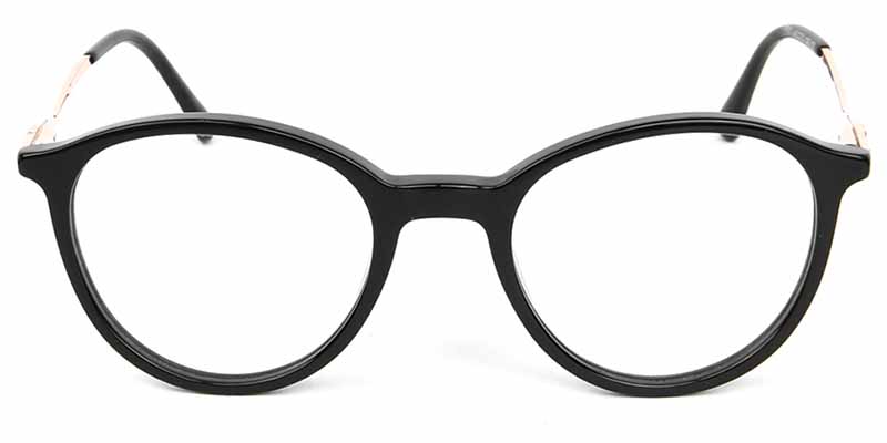 Oval Glasses Black