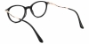 Picture of Oval Acetate+Metal Black Glasses