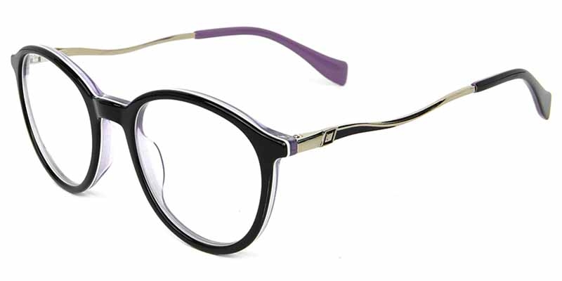 Picture of Oval Acetate+Metal Muticolor Glasses