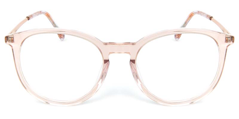 Oval Glasses Pink