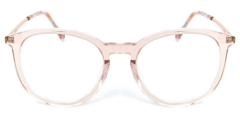 Picture of Oval Acetate+Metal Pink Glasses