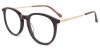 Picture of Oval Acetate+Metal Red Glasses