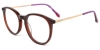 Picture of Oval Acetate+Metal Red Glasses